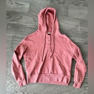 sky and sparrow cropped hoodie